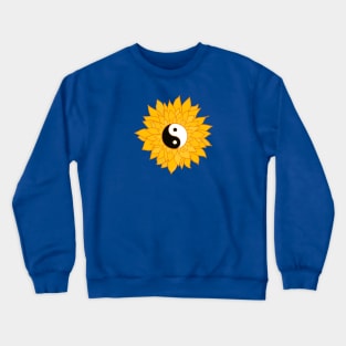 Peace Love & Sunflowers: YinYang Crewneck Sweatshirt